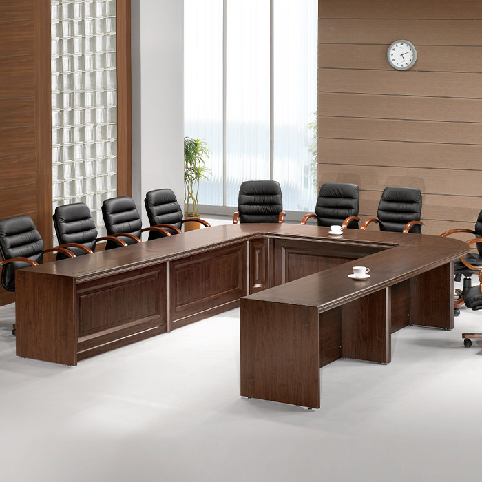 중역 WNT ㄷ자 연결 회의 테이블 사무용가구, 사무실책상, 회의실책상, 사무실파티션